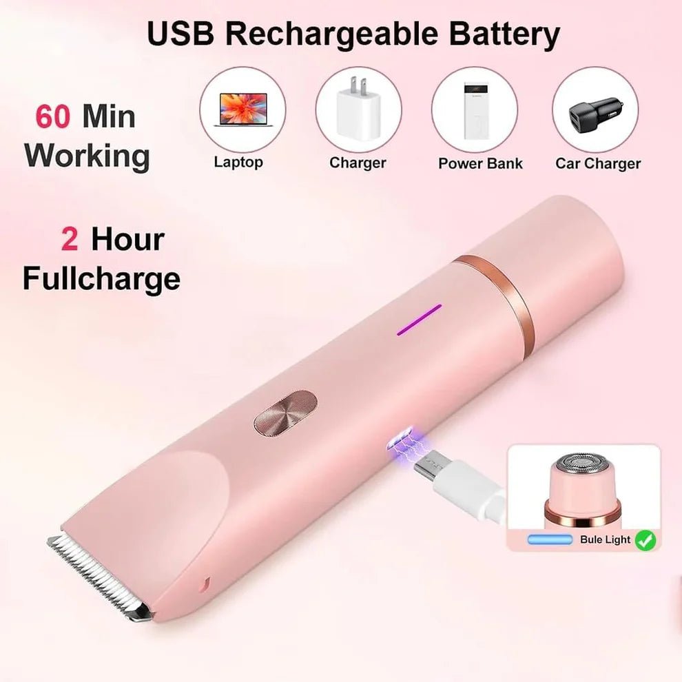 2 in 1 Painless Trimmer - SheBlessed